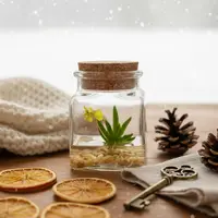 Orchid Terrarium-Miniature orchid/Glass Terrarium/Indoor Garden/Office desk/Live plants/Gift for Her/Wedding Favor/Bridesmaid/Anniversary