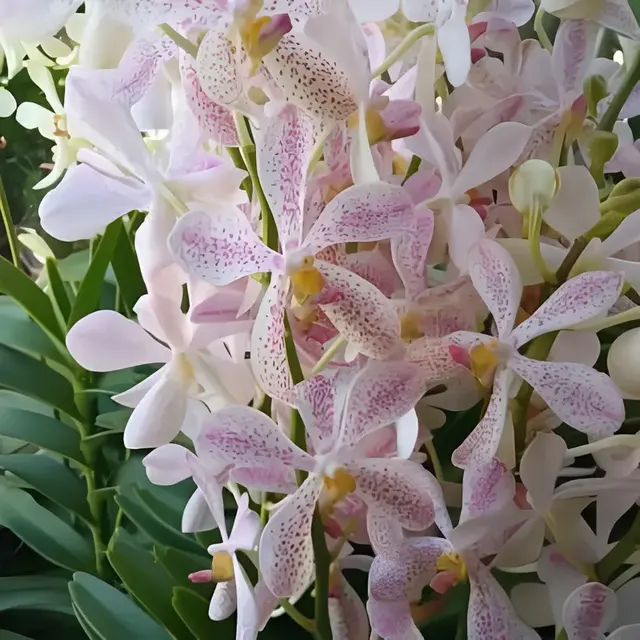 Mokara White Spot Blooming Size (Mokara)