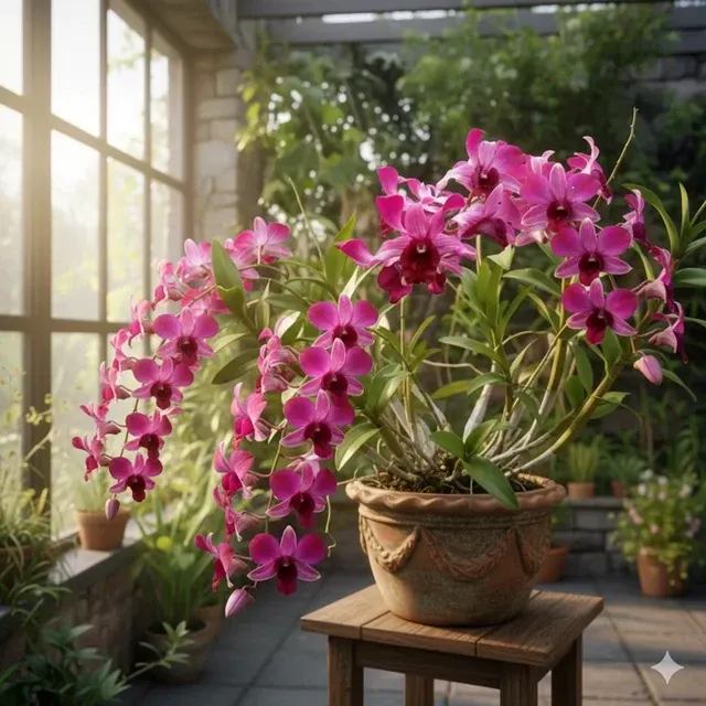 Dendrobium Indonisia Raya Red (Dendrobium)