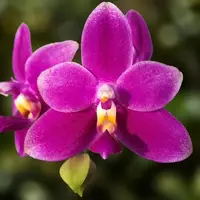 Phalaenopsis violacea var. indigo red 'MIKI' *parfumata — Tija inițiată, frunze cu defecte - ghiveci 2.5 inch