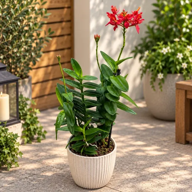 Epidendrum radicans 'Red Star' (Epidendrum)