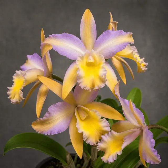 Rhyncholaeliocattleya Mikawa Crystal 'Rainbow Bridge' (Rhyncholaeliocattleya)